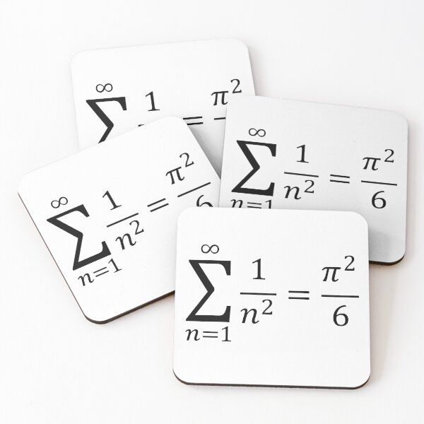 Item preview, Sum Of Inverse Squared Numbers - Math And Algebra Basics designed and sold by ScienceCorner.