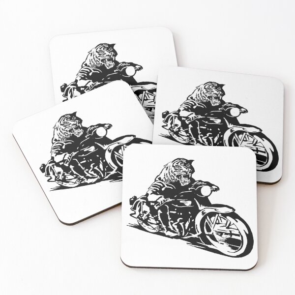 Item preview, Tiger Biker designed and sold by Ztudio.