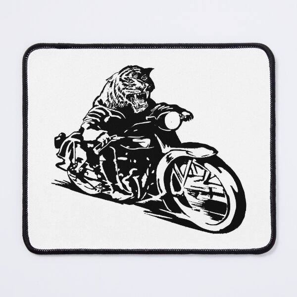 Item preview, Tiger Biker designed and sold by Ztudio.