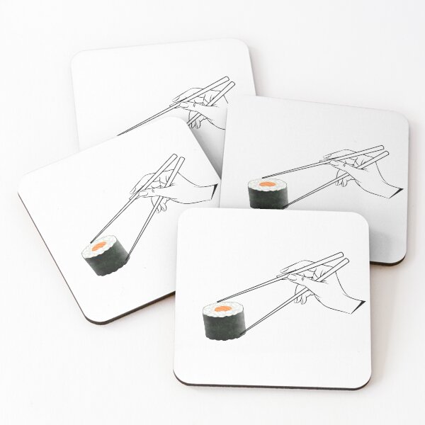 Item preview, Kawaii Sushi with chopsticks designed and sold by Islanr.
