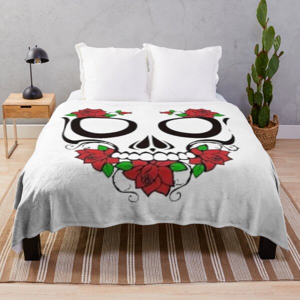 Item preview, skull and roses designed and sold by ORISES.