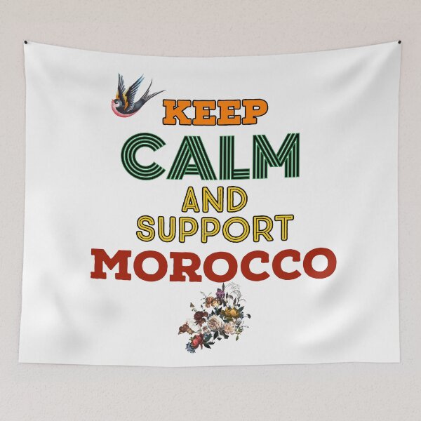 Item preview, Keep Calm and Support Morocco Quote  designed and sold by QuotezArtist.