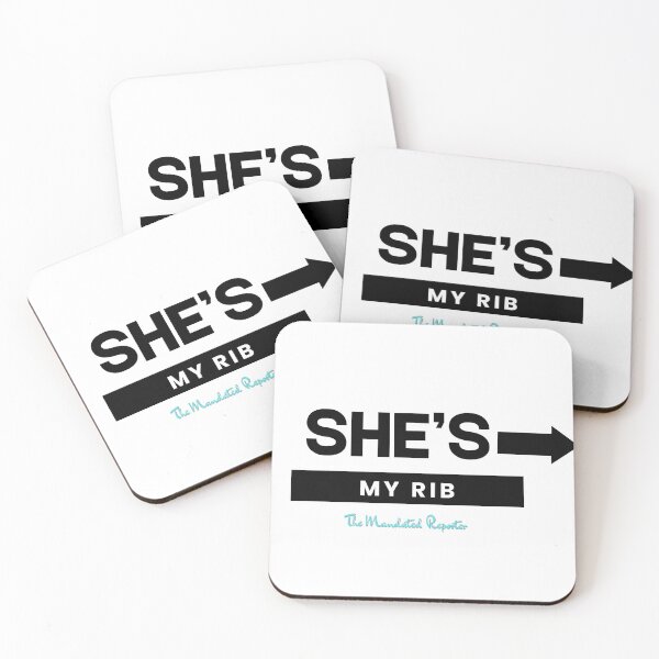 Item preview, She is My Rib (Husband and Wife Set) - White designed and sold by TheReporter1.