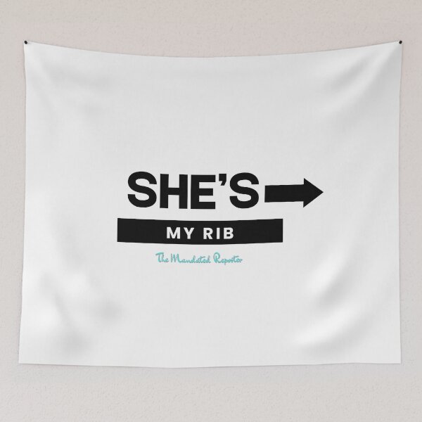 Item preview, She is My Rib (Husband and Wife Set) - White designed and sold by TheReporter1.