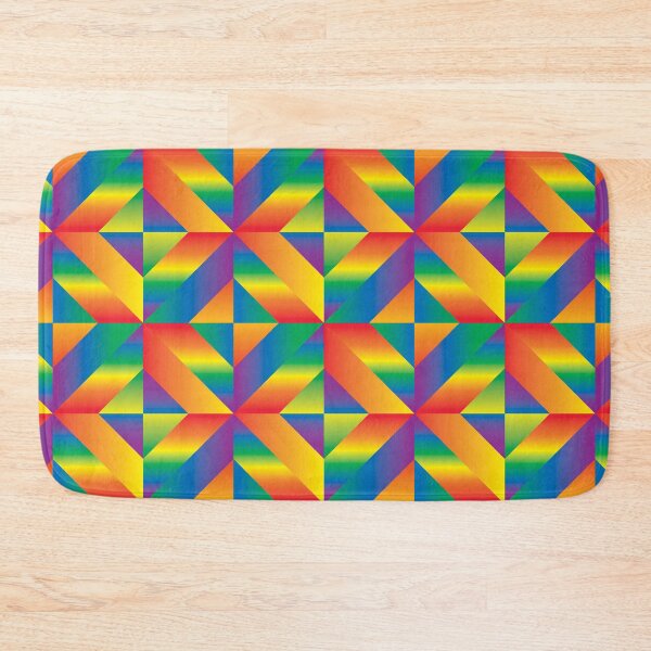 Item preview, Rainbow Diamonds and Bands Abstract Seamless Pattern designed and sold by Reconocer.
