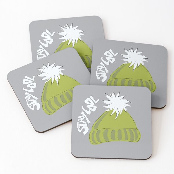 Item preview, Whimsical cartoon toque with Stay Cool illustrated text  designed and sold by AngelDawnDesign.