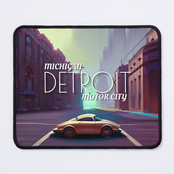 Item preview, Detroit Motor City Retrofuturism designed and sold by ASwissBear.