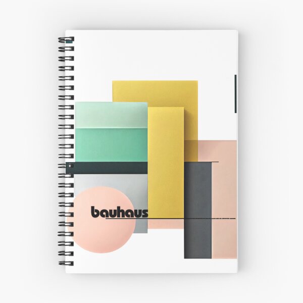 Artikelvorschau, Bauhaus in Pastell gemalt entworfen und verkauft von KOTOdesign.