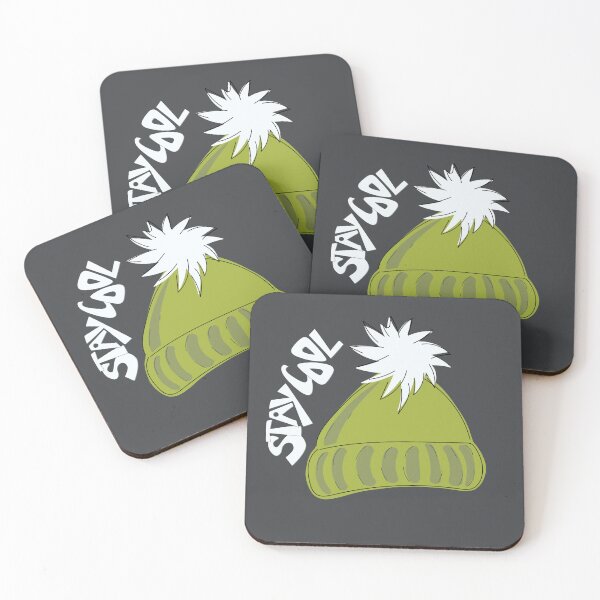 Item preview, Whimsical cartoon toque with Stay Cool illustrated text  designed and sold by AngelDawnDesign.