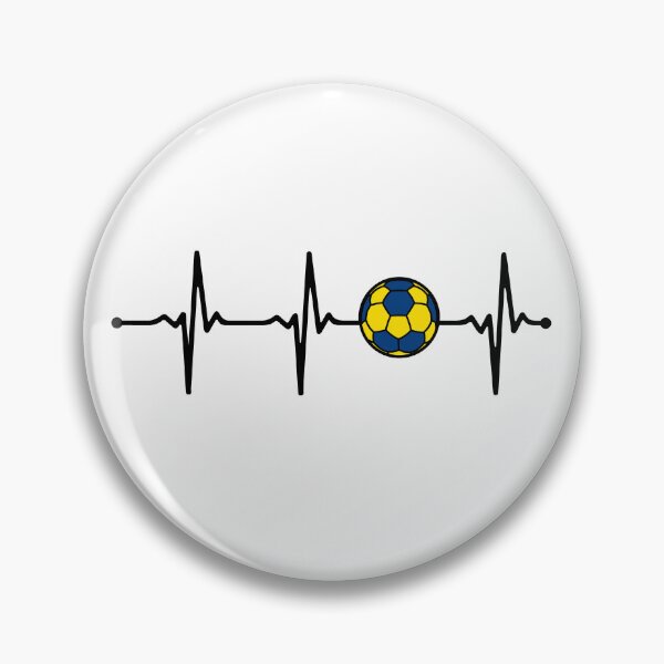 Item preview, Handball Ball Ecg Minimalist Heartbeat Pulse Bv designed and sold by KleverOlivier.