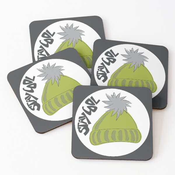 Item preview, Whimsical cartoon toque with Stay Cool illustrated text  designed and sold by AngelDawnDesign.