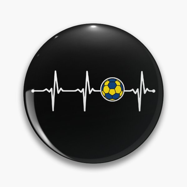 Item preview, Handball Ball Ecg Minimalist Heartbeat Pulse Wv designed and sold by KleverOlivier.