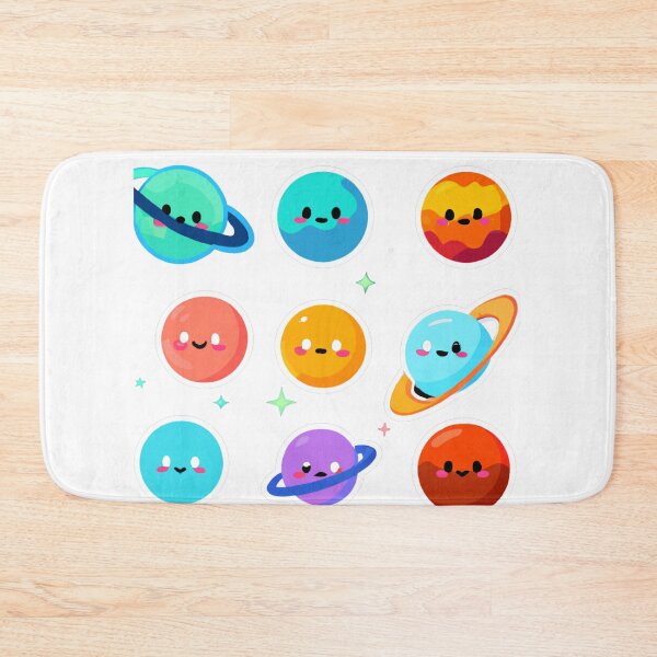 Item preview, Cute kawaii planets pack full emoji designed and sold by SweetbeStore.