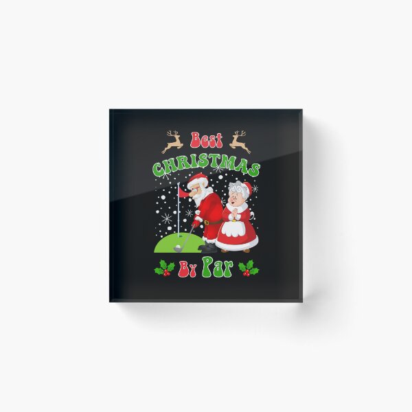 Item preview, Best Christmas By Par Funny Xmas Gift for Golf Lovers designed and sold by ArtistryPrint.