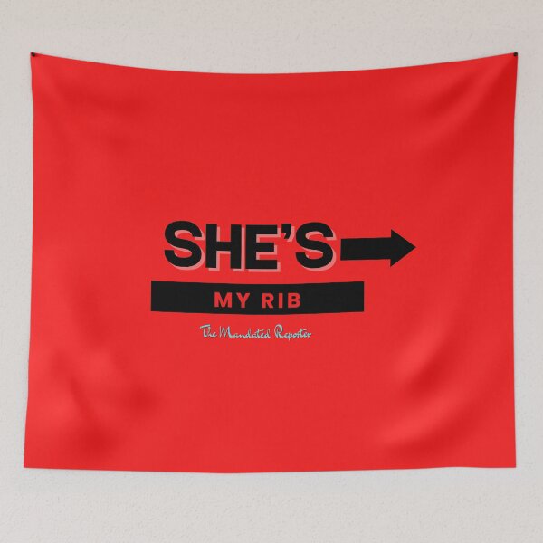 Item preview, She is My Rib (Husband and Wife Set) - Red designed and sold by TheReporter1.