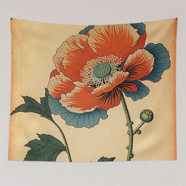 Item preview, Beautiful Japanese Puppy Flower style designed and sold by thisisallahoax.