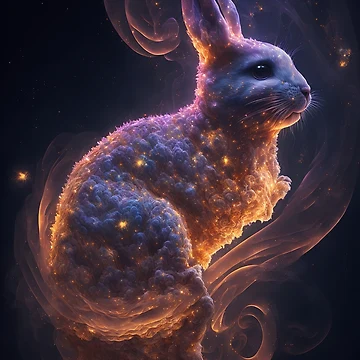 Artwork thumbnail, Galactic Rabbit by GummywormDesign