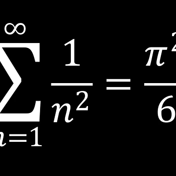 Artwork thumbnail, Sum Of Inverse Squared Numbers - Math And Algebra Basics by ScienceCorner