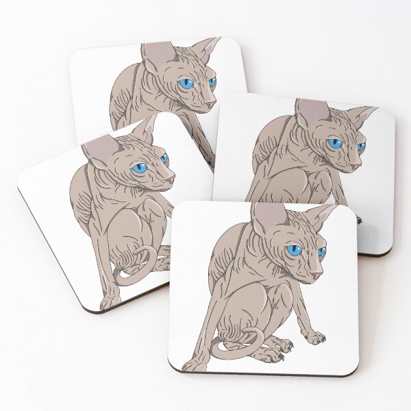 Item preview, Hairless Sphynx Cat Posing designed and sold by ThatAesthetic.