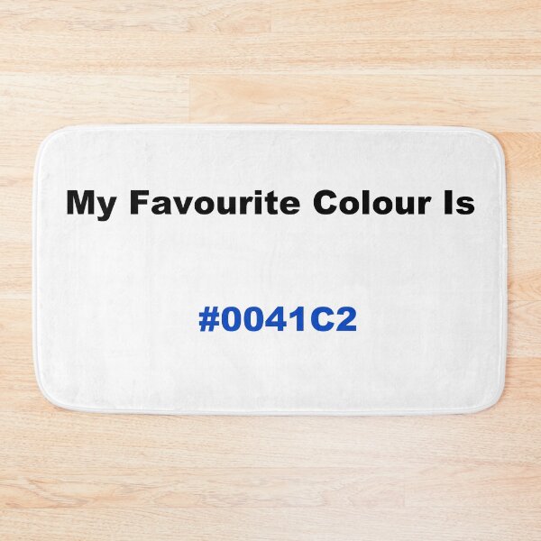Item preview, My Favourite Colour Is #0041C2 designed and sold by kiippers.
