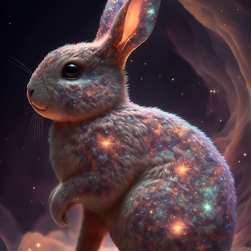 Artwork thumbnail, Magical Rabbit by GummywormDesign