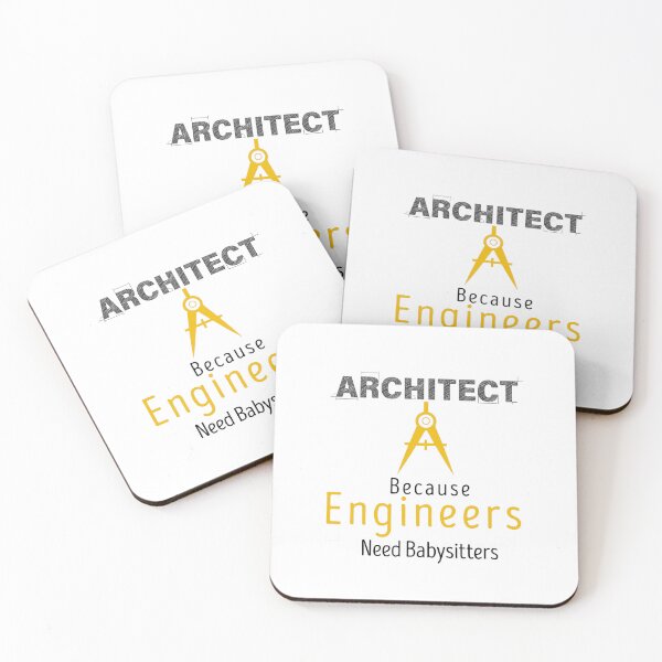 Item preview, architect because engineers need babysitters, cool design for architect designed and sold by Sun Rise.