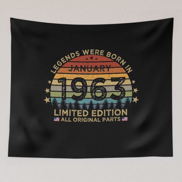 Item preview, Legends Were Born In January 1963 Limited Edition Patriotic designed and sold by cssdru.