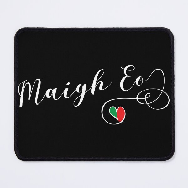 Item preview, Maigh Eo County Colours Flag Heart, Mayo, Ireland, Irish designed and sold by Celticana.