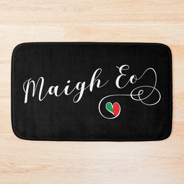 Item preview, Maigh Eo County Colours Flag Heart, Mayo, Ireland, Irish designed and sold by Celticana.