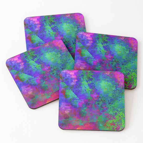 Item preview, Green and Lavender Abstract designed and sold by EdwardMonet.