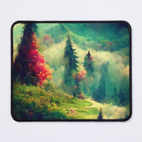 Item preview, Fantasy Mountain Scene designed and sold by BySpinny.
