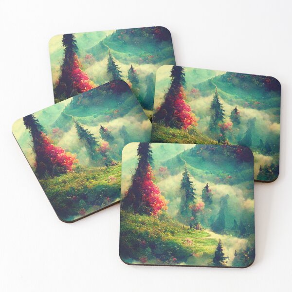 Item preview, Fantasy Mountain Scene designed and sold by BySpinny.