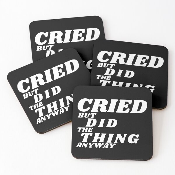 Item preview, Cried but did the thing anyway designed and sold by Designsplendor.