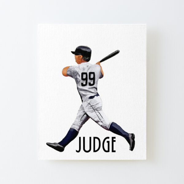 Baseball Sports Star Portrait Canvas Painting Aaron Judge