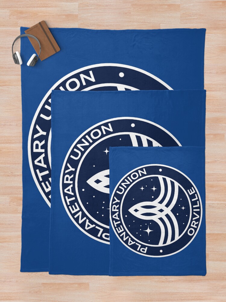 Alternate view of The Orville - Planetary Union Logo Throw Blanket