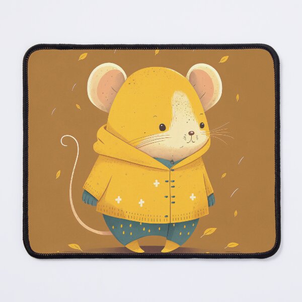 Item preview, Cute little Mouse in Raincoat designed and sold by The-Dark-Art.