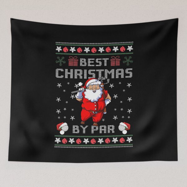 Item preview, Best Christmas By Par Xmas Ugly Sweater Funny Holiday Gift for Golfers designed and sold by ArtistryPrint.