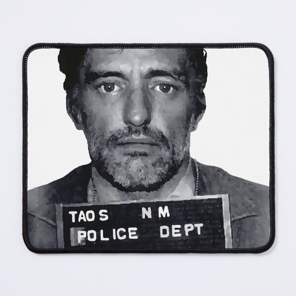 Item preview, Dennis Hopper Mugshot 1975 - Transparent Background designed and sold by Daniel Hagerman.