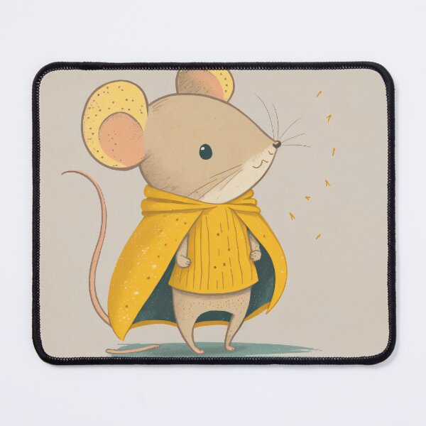 Item preview, Cute little Mouse in Raincoat designed and sold by The-Dark-Art.