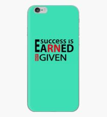 Success Is Earned Not Given Nurse Pride RN T-Shirt iPhone Case