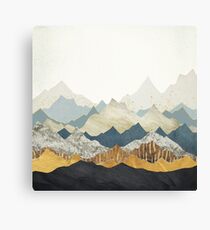 Distant Peaks Canvas Print
