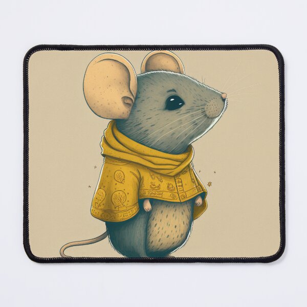 Item preview, Cute little Mouse in Raincoat designed and sold by The-Dark-Art.