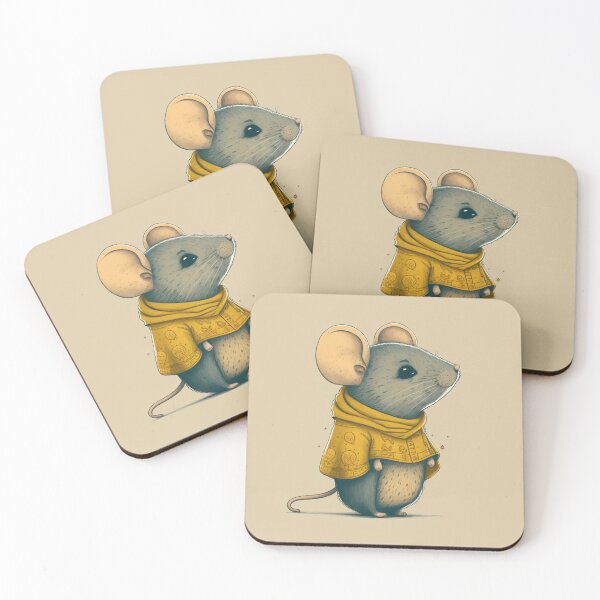 Item preview, Cute little Mouse in Raincoat designed and sold by The-Dark-Art.