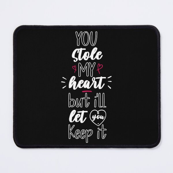 Item preview, Funny valentine You Stole My Heart couples love cool heart designed and sold by Soccomed.