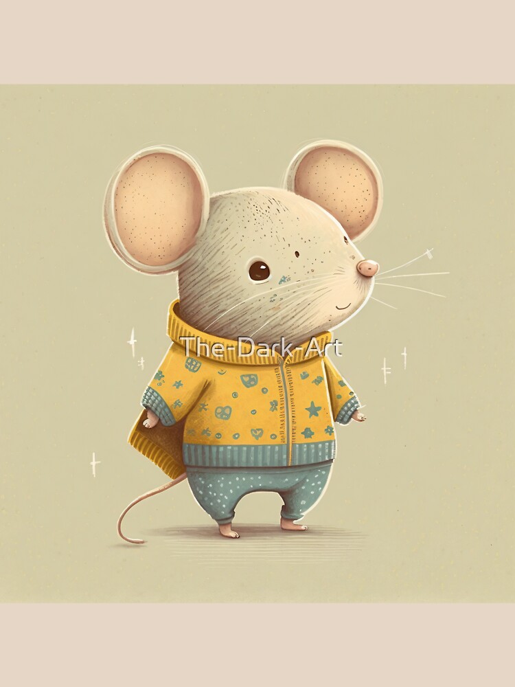 Discover Cute little Mouse in Raincoat Classic T-Shirt