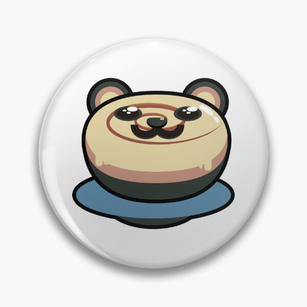 Item preview, Cute Bear Cinnamon Roll Kawaii designed and sold by DurianDesign.