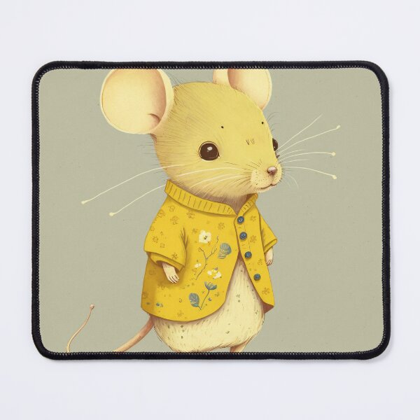 Item preview, Cute little Mouse in Raincoat designed and sold by The-Dark-Art.