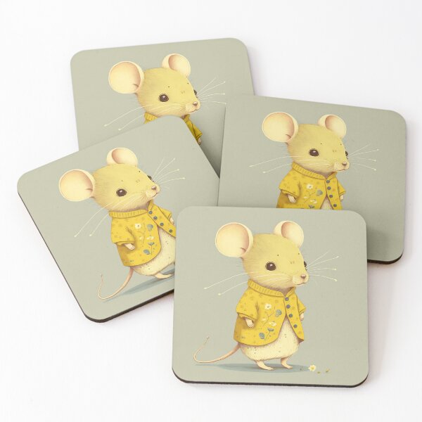 Item preview, Cute little Mouse in Raincoat designed and sold by The-Dark-Art.