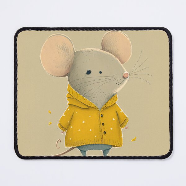 Item preview, Cute little Mouse in Raincoat designed and sold by The-Dark-Art.