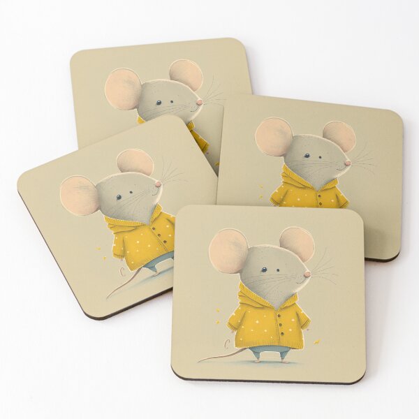 Item preview, Cute little Mouse in Raincoat designed and sold by The-Dark-Art.